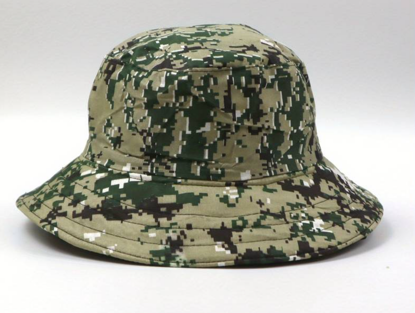 Klassieke coole camouflage-emmerhoed, ademende UV-bescherming Groen Mozaïek