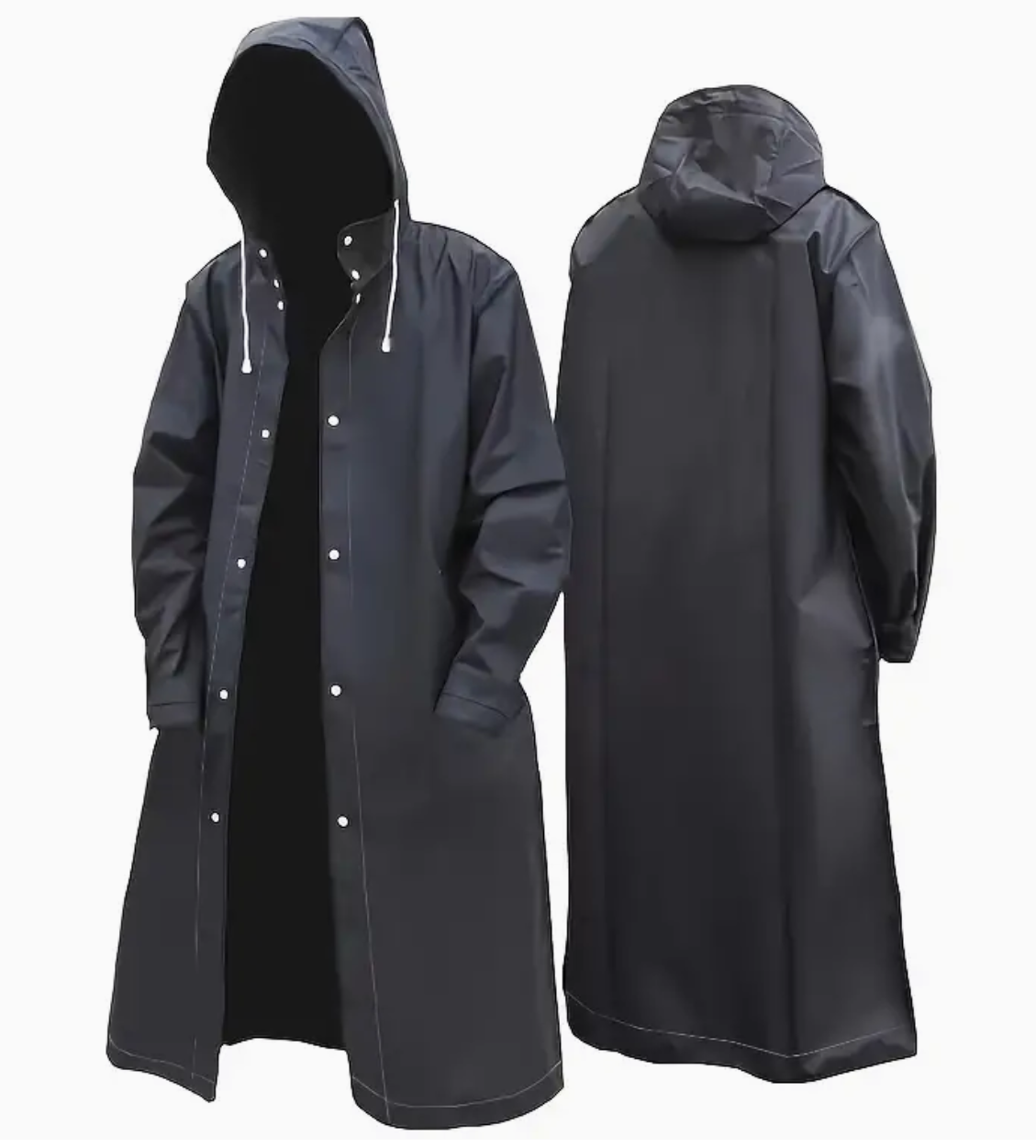 Waterdichte Regenjas Met Capuchon Voor Dames En Heren, XL